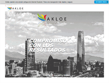 Tablet Screenshot of akloe.com